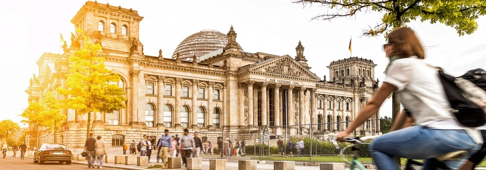 Bundestagsgebäude in Berlin, Deutschland