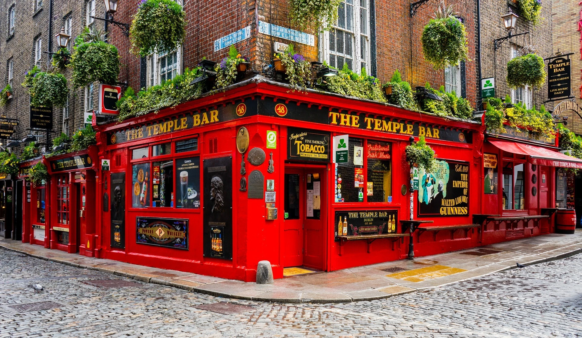 Umzug nach Irland - Temple Bar in Dublin